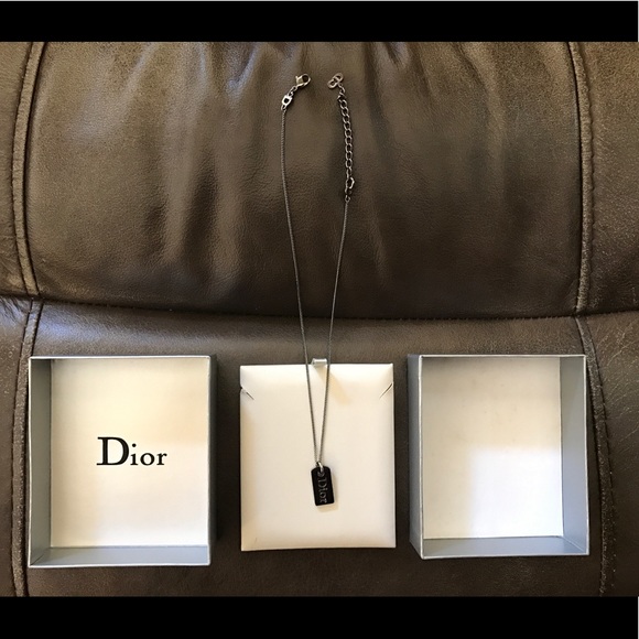 Dior Lux Spell Out Necklace Chain - Picture 1 of 8